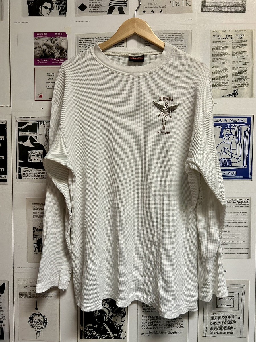 Authentic Vintage 1993 NIRVANA In Utero Tour Thermal Shirt