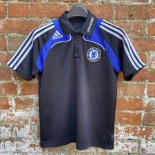 2008 Chelsea Football Training Polo Shirt Men’s Small Adidas Climalite Samsung