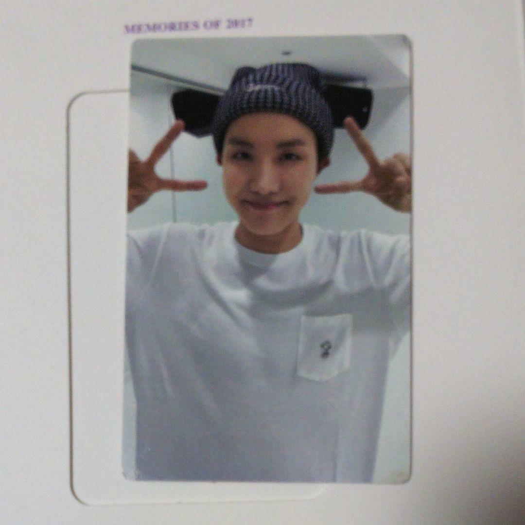 BTS Memories of 2017 blu-ray ver. official photocard J-HOPE