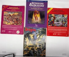 Dungeons & Dragons Module Lot B2 C2 XS2 And Dragon Monthly #74 D&D