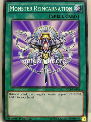 Yu-Gi-Oh - 1x Monster Reincarnation - YS14 - Super Starter Space-Time Showdown