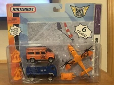 Matchbox Sky Busters Blizzard Expedition With HTF Land Rover Defender 110