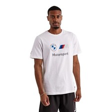 Puma BMW Motorsport MMS Essential Racer Logo T Shirt Men's Size Large