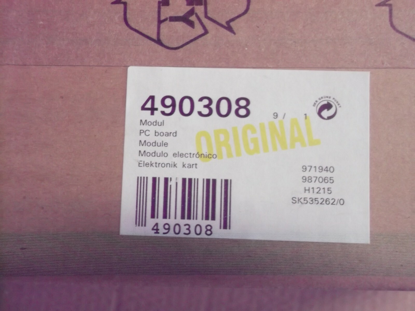 Module de puissance 00490308 pour réparer le moteur Gaggenau