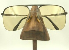 Vintage Jordache 602 727 Bronze Half-Rimmed Pilot Sunglasses FRAMES ONLY