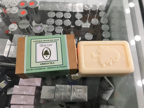 Olivia Care Natural Olive Oil Soap Green Tea 224 g