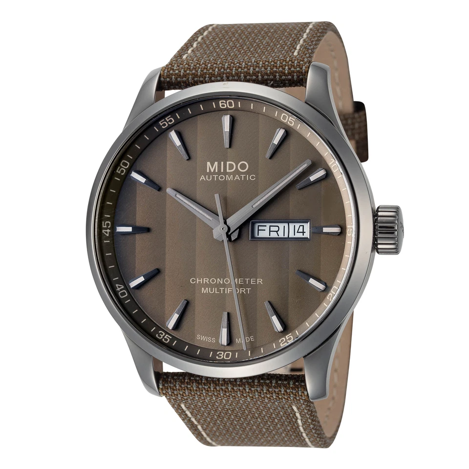 Mido Men's Multifort 42mm Automatic Watch M0384313709100