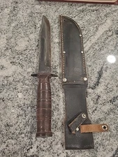 Vintage Knife with Sheath - no markings