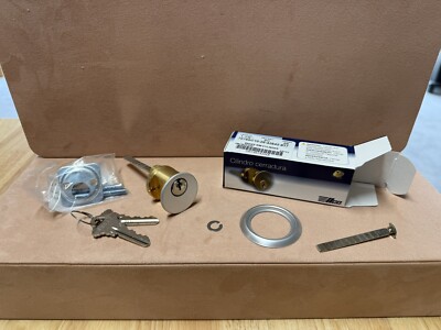 Ilco 7075SC10-28-42642-#17 Lockset Cylinder, Satin Chrome, Keyway SC, 1-1/8''