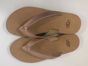 ugg tawney rose gold flip flops