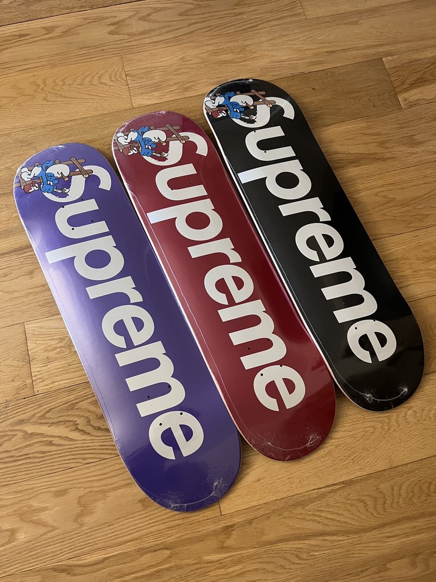 Supreme - Supreme Smurfs Skateboard Purple スケボー 紫 FW20 Supreme Smurfs Skateboard - スマーフ スケボー デッキ