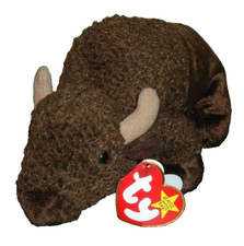 Ty Beanie Baby - ROAM the Buffalo 6.5 Inch NEW MWMTs Stuffed Animal Toy