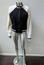 VTG RETRO HARLEY DAVIDSON COTTON STUDDED MEMBERS ONLY BOMBER MOTORCYCLE JACKET M