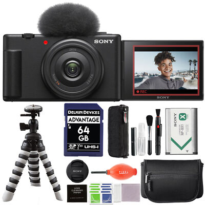 SONY VLOGCAM ZV-1F（ブラック）　新品未使用品 Sony ZV-1F Vlog Camera (Black) (27242926288) | Bedfords.com