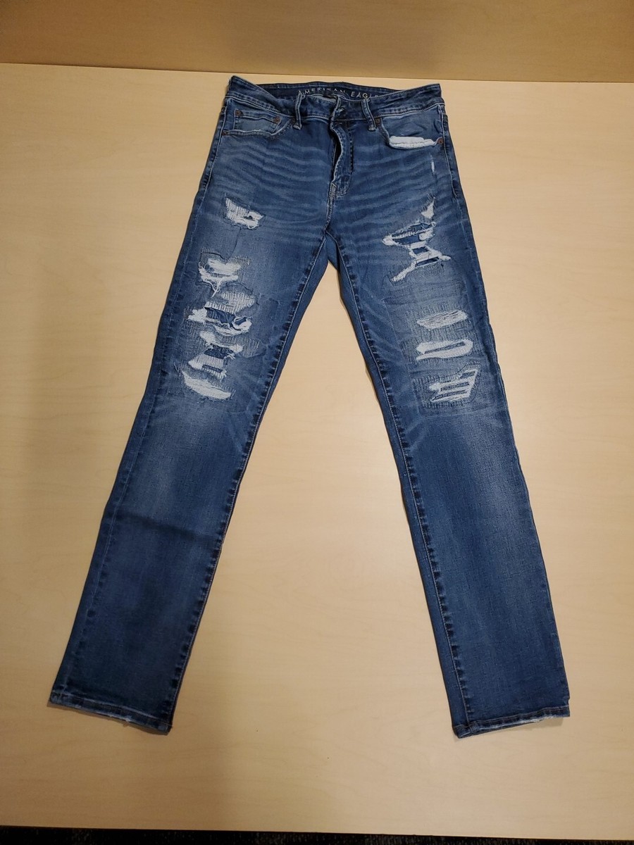 American Eagle Jeans Mens 32x34 Sl8m Next Level Airflex Stretch