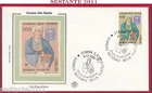 ITALY FDC FILAGRANO GOLD DAY PHILATELY EDOARDO CHIOSSONE 1988 GENOA Z354