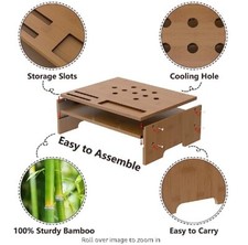 Monitor Stand Riser with Storage Organizer