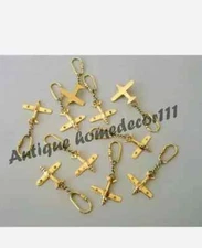 Nautical- brass airoplane key chain lot of 100 unit