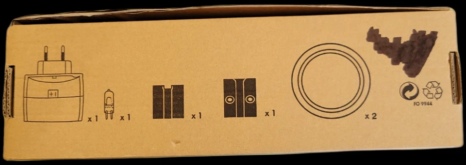 IKEA Gruva Soportes de Lámpara en Pared o Escritorio - 900.213.81 Blanco Caja Abierta Juego de 2 Foto 4 de 4