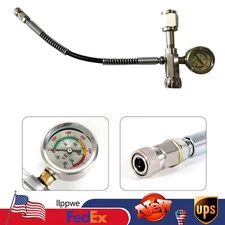 PCP SCBA Air Gun Rifle Quick Filling / Charging Valve Adapter with 60cm Hose US!