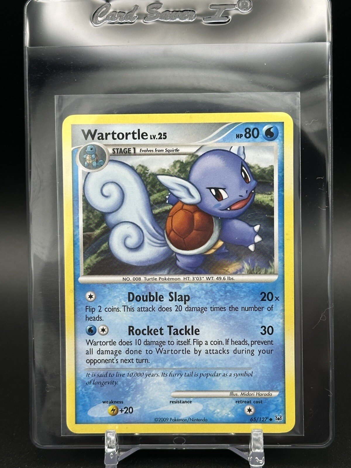 2009 Wartortle 65/127 Pokemon Platinum Regular Uncommon Near Mint
