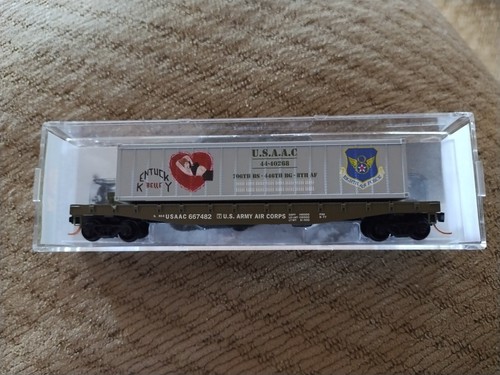 MTL Micro-Trains 04500509 45509 USAAC 667482 con contenedor "Kentucky Belle" | Zustand: New