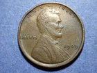 1909-VDB Lincoln cent  Ch. VF details