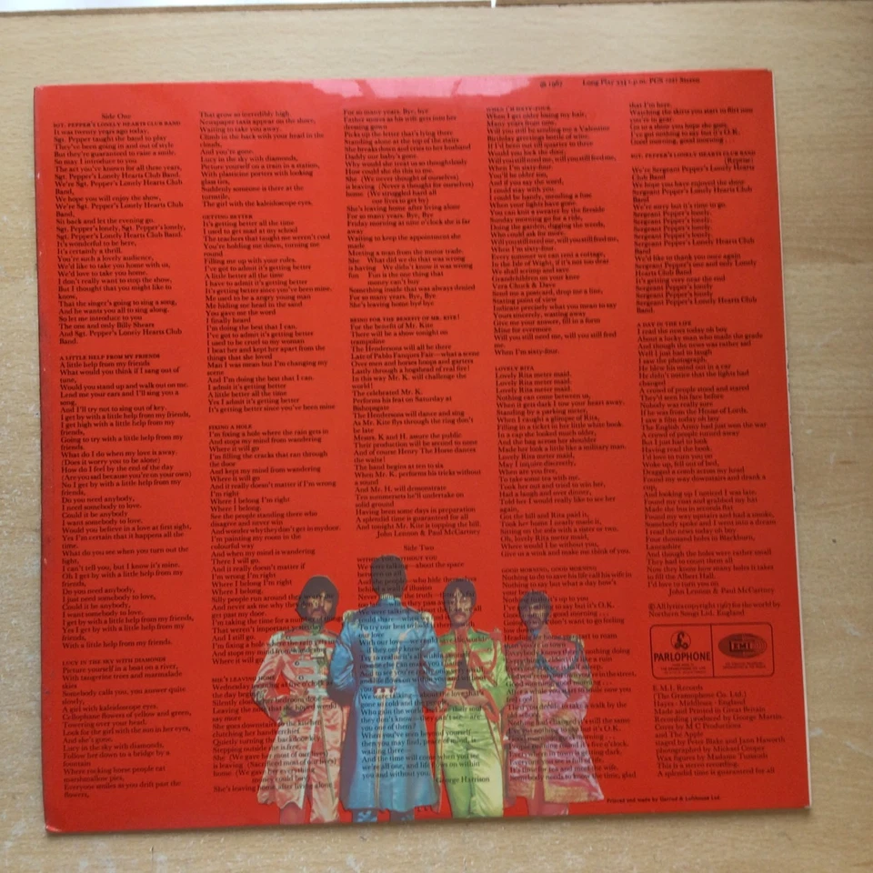 The Beatles Sgt. Pepper's Lonely Hearts Club Band · Lp · 1978, photo 4 of 5