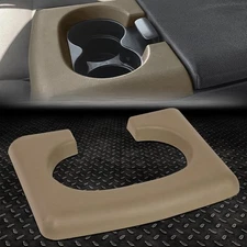 FOR 04-14 FORD F150 BENCH SEAT CENTER CONSOLE CUP HOLDER ARM REST TRIM PAD TAN