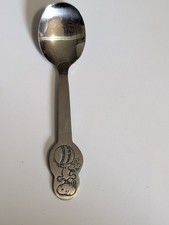 Vintage Stainless Danara Snoopy And Woodstock Child Baby Spoon 1958-1965 4.5"