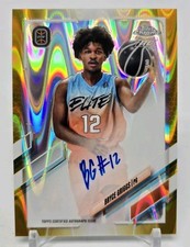 2021-22 Topps Chrome OTE - BRYCE GRIGGS Gold Wave Auto 50/50 RC Bookend Serial #