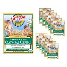 Earth's Best Organic Baby Food, Whole Grain 8 Ounce Pack of 12 