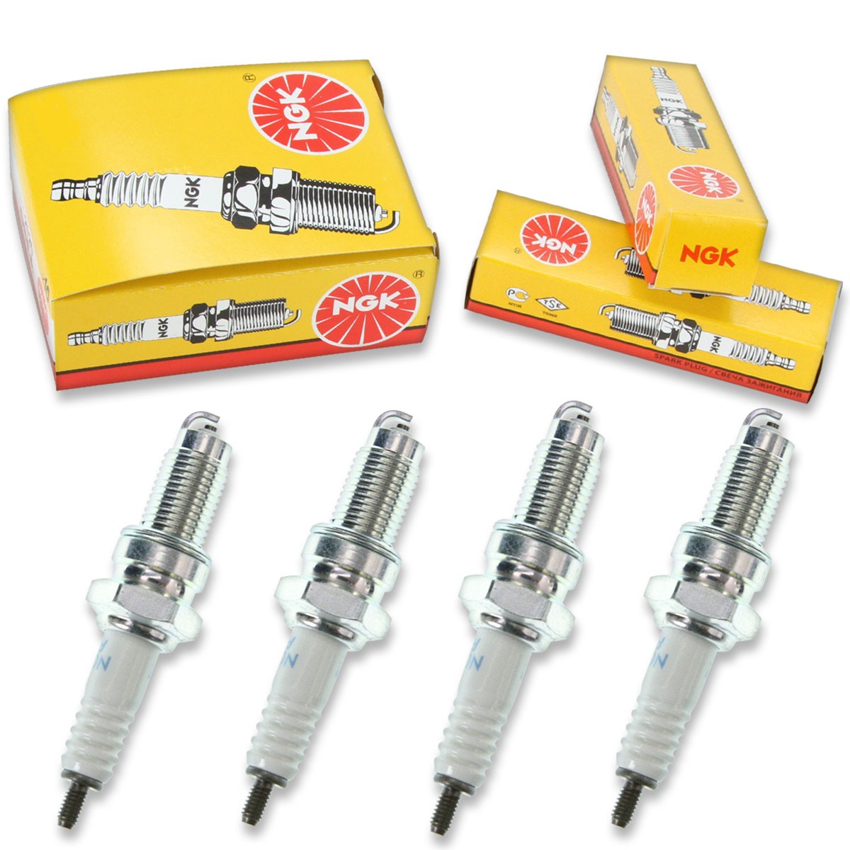 4pcs 99-00 Honda FOURTRAX 400EX TRX400EX NGK Standard Spark Plugs 400 Kit nf