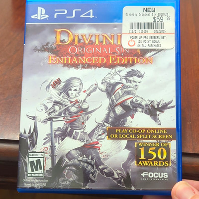 Divinity: Original Sin Enhanced Edition PS4 Game Multiplayer Online Play M