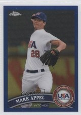 2011 Topps Chrome Blue Refractor 315/499 Mark Appel #USABB1 0t3