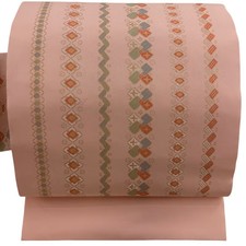 JAPANESE NAGOYA OBI PINK PURE SILK BB0081