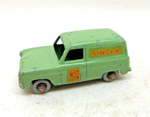 Matchbox Lesney 59a Ford Thames Van "Singer" GP Wheels, Good Condition