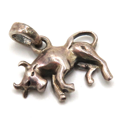 Designer Sternzeichen Anhänger 925er Silber STIER Taurus Silver Pendant Zodiac