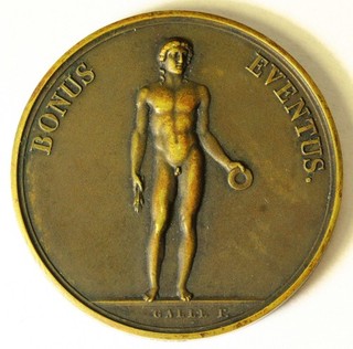 FRANCE Medal 1799 Bronze Return to France of Napoleon 4495