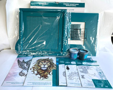 Screen Sensation Screen Printing Kit with 24cm and 7"x5" frames and 5 meshes