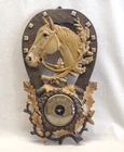 Vintage 1960s Made in France Horse Head / Shoe Erref Plastic wall Barometer
