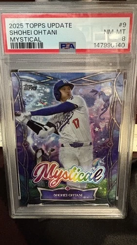 2025 Topps Update Series - Mystical Shohei Ohtani #MYS-9 PSA 8 NM-MT Dodgers