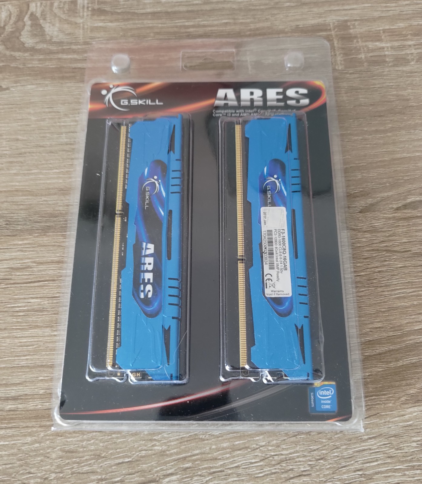 Mémoire vive G.Skill 4 Go DDR3 x 4 haute performance pour carte mère Intel et AMD