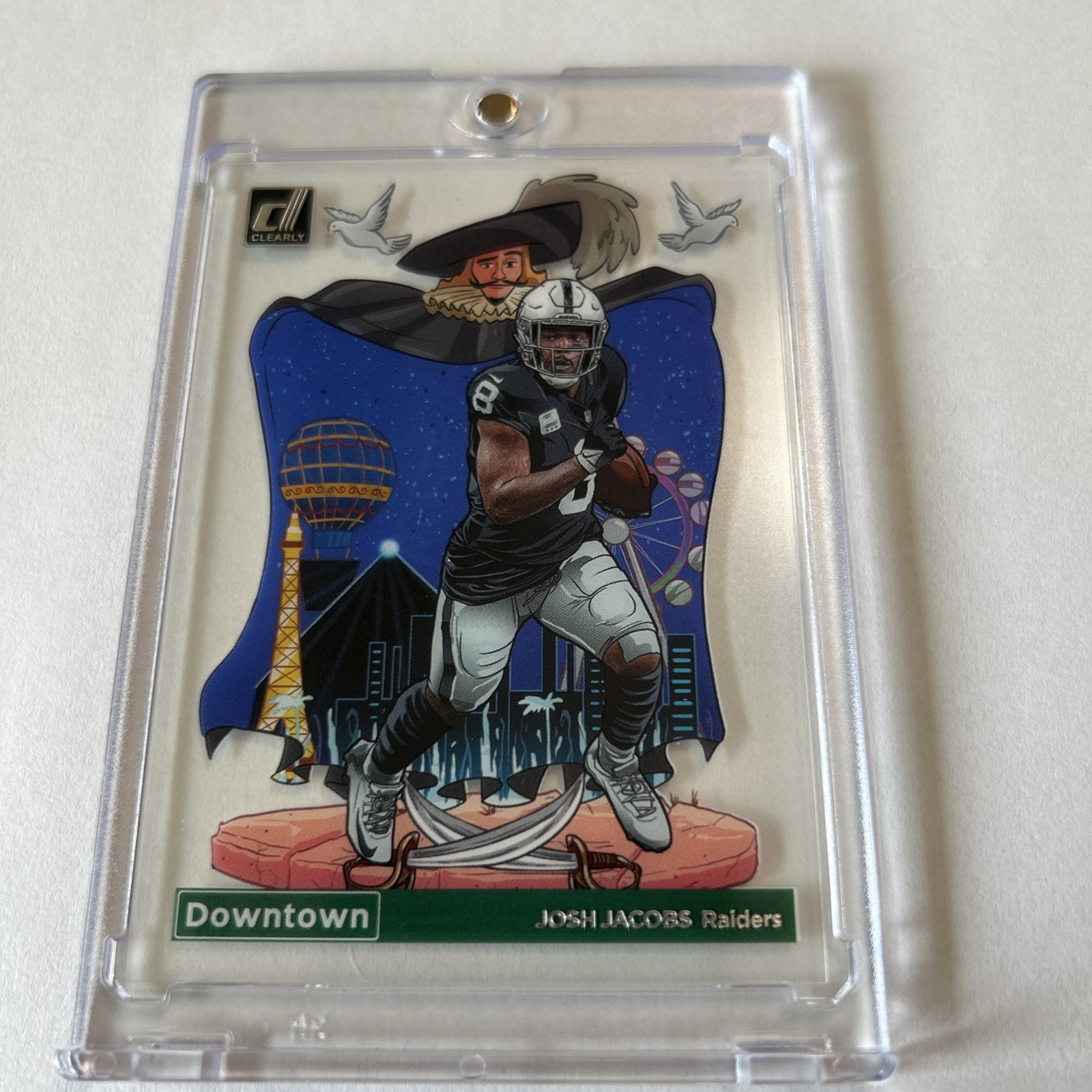 🔥 2023 Clearly Donruss - CASE HIT Downtown! - Josh Jacobs Packers/Raiders