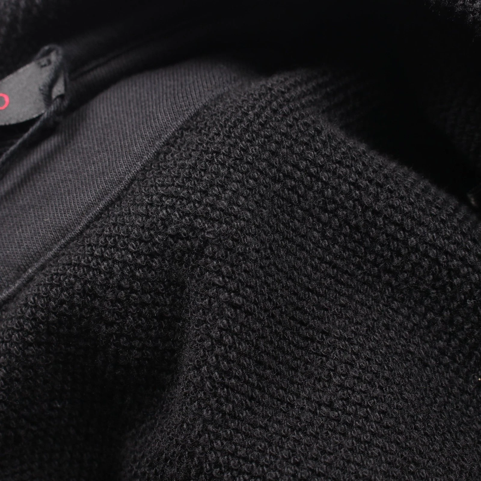 【Tops】VALENTINO VLTN Felpa con cappuccio e zip logo in cotone nero Valentino