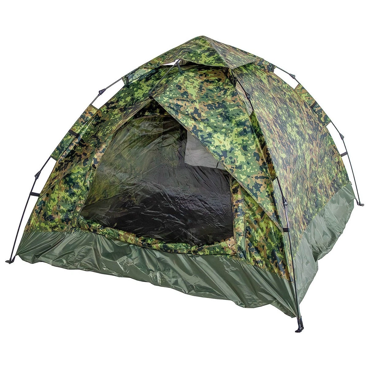 MFH IGLU Outdoor "Quick Up Monodom" 3 persons Tent, Finnish M05 Camo 3 Person