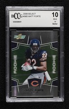 2008 Score Select Rookie 765/999 Matt Forte #365 BCCG 10 Mint or Better 6fs