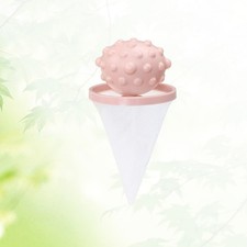 3PCS Mesh Filter Cone Shape Floating Washing Machine Hair Catcher Laundry Balls