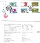 Hong Kong 香港 1990 FDC, HK Christmas聖誕快樂 6v stamps on Official First Day Cover