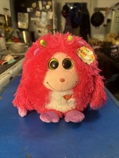 Ty Monstaz 8" TRIXIE Pink Plush Luv Me Beanie Stuffed Animal No Sound plushie